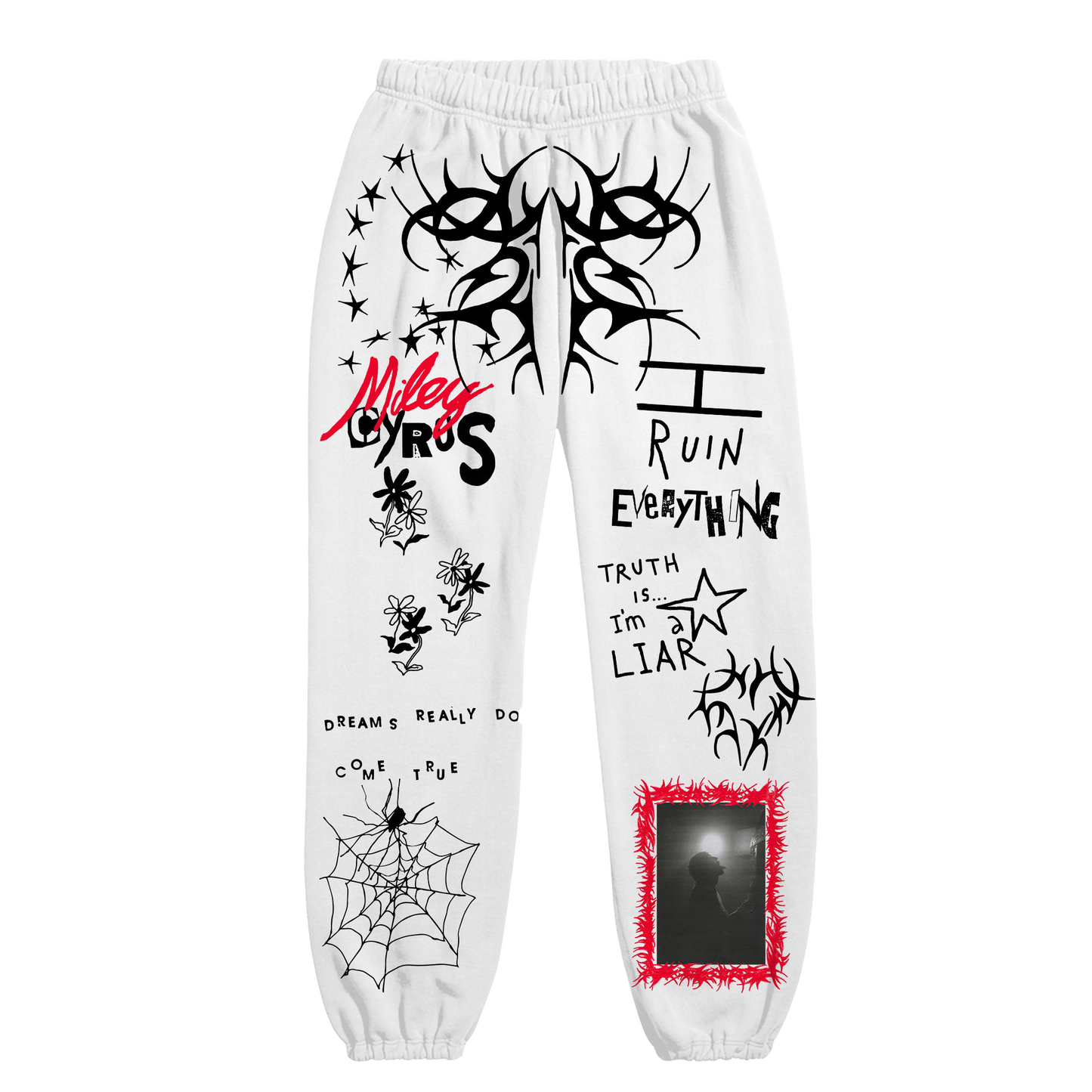 Miley Sketch Art Sweatpants