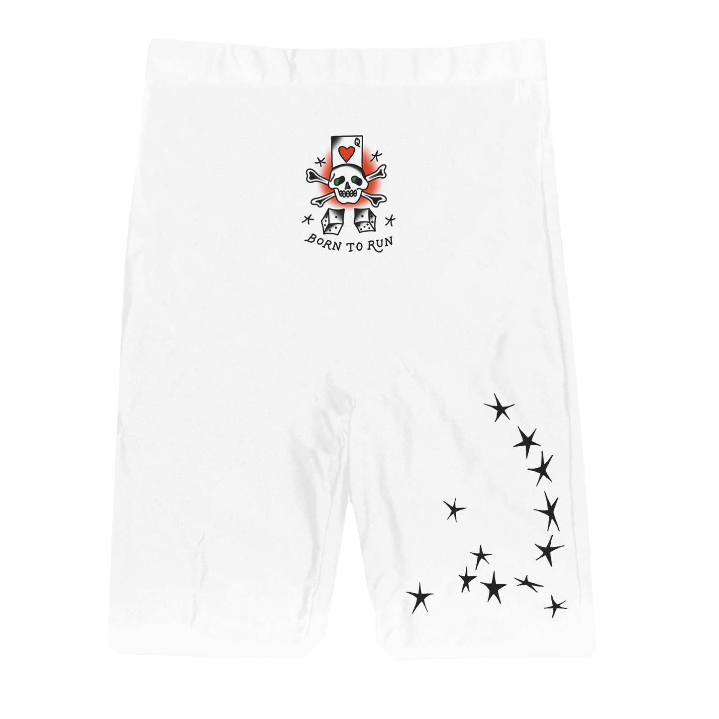 Spiderweb bike shorts